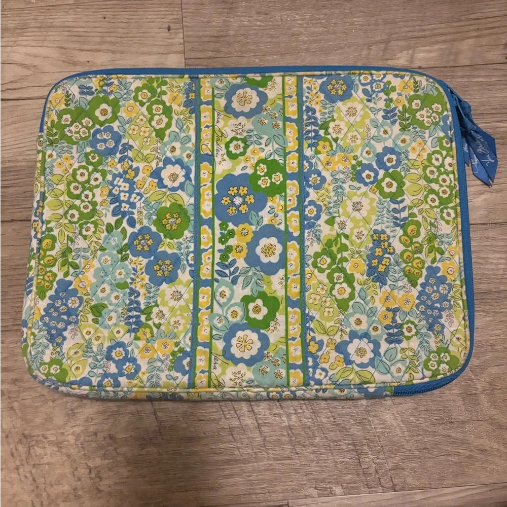 Vera Bradley Floral Laptop Sleeve - Blue, Green, Yellow